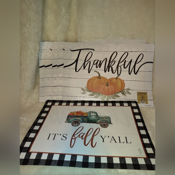 Double Sided Plastic Placemats (6) - Picture 1 of 1